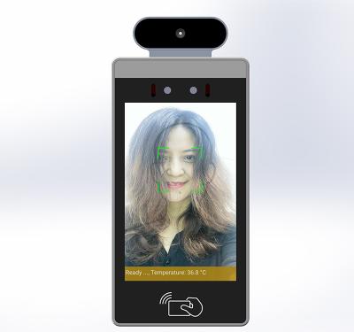 China Built-in Camera 8 Inch Android RK3288 Face Recognition Body Temperature Check Kiosks for sale