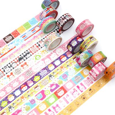 China China Manufacturer Wholesale Kawaii Japanese Waterproof Paper Craft Printing Vintage Washi Tape Custom Printing for sale