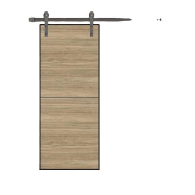 China New Fashion Design Modern Sliding Door Barn Door Wooden Hardware Sliding Modern Interior Sliding Door Wood for sale