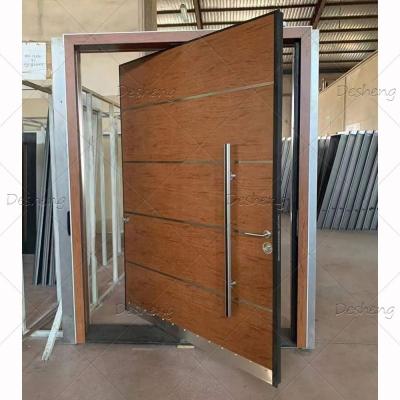 China Modern Front Door Entry Door Aluminum Exterior Aluminum Pivot Pivot Modern Pivot For Villa for sale