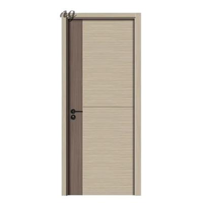 China Modern Wood Main Door For Bedroom Composite Internal Doors Modern Wooden MDF Home Entrance Bedroom House Entrance for sale