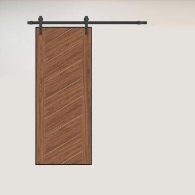 China Modern Solid Wood Bedroom Designs Interior Sliding Barn Doors Sliding Door For Bedroom for sale