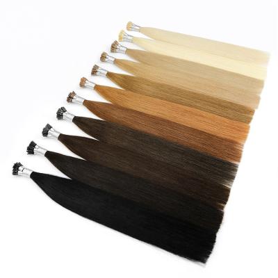 China Keratin Link Cuticle Aligned.No Gray Wholesale Cuticle Russian Hair I tip U tip tip flat strip in Virgin Remy Hair Human Hair Extensions Aligned Vendors for sale