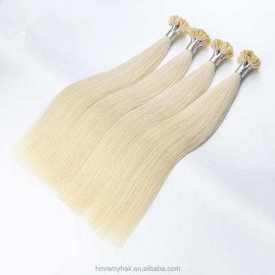 China Indian Remy Hair Extension Hi Light #60a Raw Blonde Micro Link Body Wave Tip Cuticle Aligned.No Gray Customized Brand Name Printed I 28 inch for sale