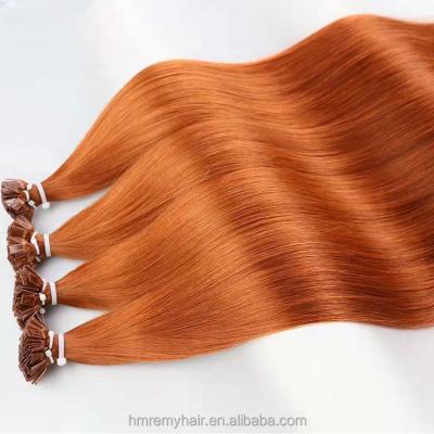 China Brazilian Cuticle Aligned.No Gray Free Samples Extension Hair Russia 28 in color 530 color copper color cold straight tech thick hair extension for sale