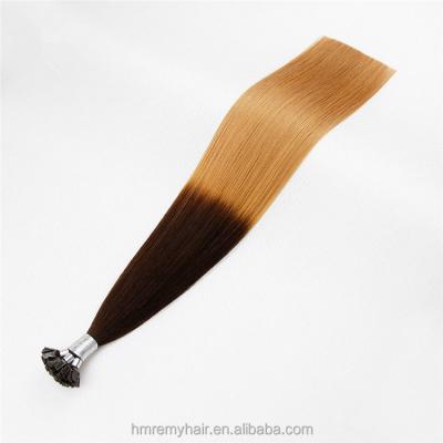 China Ring Keratin Bond Flat Tip Micro Human Hair Extensions Indian I U V Itip Stick Cuticle Aligned.No Gray Wholesale Russian Deep Wave Remy Hair for sale