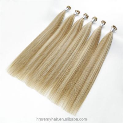 China Cuticle Aligned Hair Extensions.No Gray Wholesale Itips Indian Human Russian I Tip Bond Hair Extensions V Tip Flat Keratin Extentions for sale