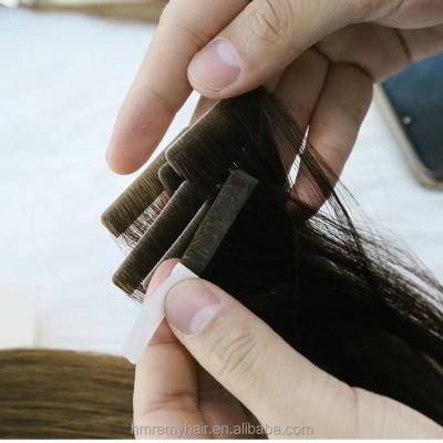 China Cuticle Aligned.No Gray Factory Wholesale Seamless Injected hand tied blonde rooted tape extensions hair extension for sale