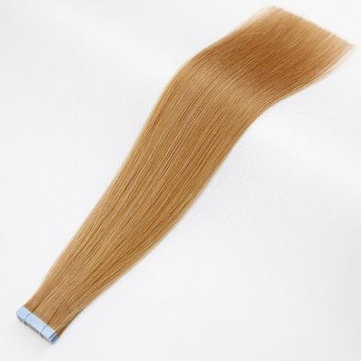 China Cuticle Aligned.No Gray Factory Top Quality Remy Hair Tape in Virgin Russian Blonde Long Skin 100 Weft Hair Tape in Hair Extensions for sale