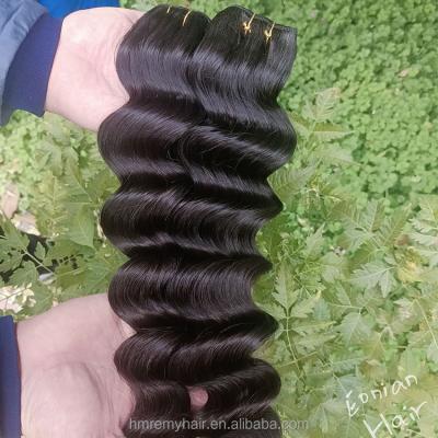 China Indonesian Blonde Brown Jet Black Human Weave Bulk Hair Extensions Bundles Cuticle Wave Aligned.No Gray Wholesale Body Deep Loose for sale