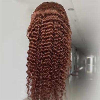 China Cuticle Aligned.No Gray Cheap 13*6 Front Loose Deep Wave Short Hd 5X5 Lace Closure Hair Wig for sale