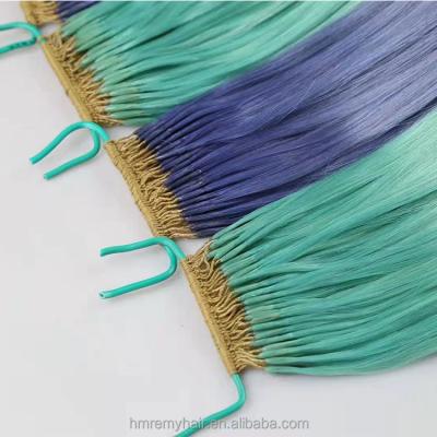 China Cuticle Feather Keratin Aligned.No Gray Cuticle Virgin Hair Cotton Knots Hair Extension #613 In Extension Korea Popular Hair for sale