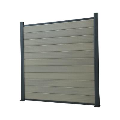 China Wholesale Small Privacy Screen Fence Plastic Easily Assembled Deck Vinyl Wpc Garden Fence Poly for sale