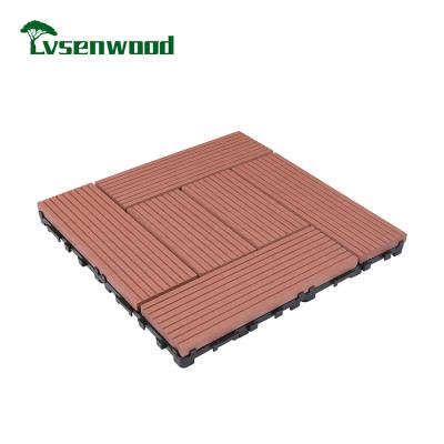 China Low Color Even Modern Fading Plastic Composite Wood Wpc Hoh Ecotech Wpc Decking Wpc Click Decking for sale