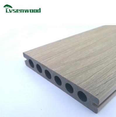 China Factory Wholesale WPC Exterior Flooring Modern Wooden Plastic Composite Board Decking for Terrace and Pool for sale