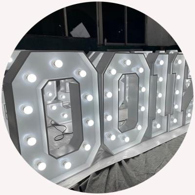 China Other 2023 Trends LED LOVE Marquee bulb letter for wedding decoration custom fashion style Sign for sale