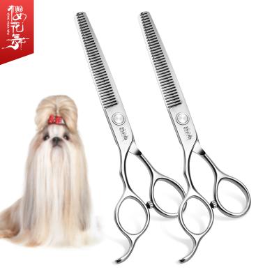 China Durable left hand scissors tooth balancing scissors 6.8 inch pet shears jp440c set best quality scissors for dog for sale