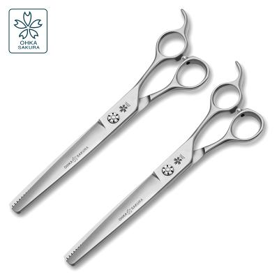 China Viable imported vg10 material, the amount of hair is close to that of direct shear, beauty tooth scissors and thinning scissors for sale