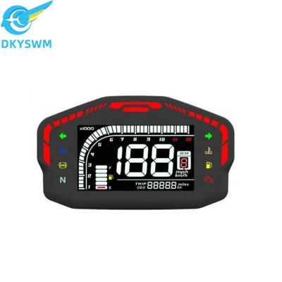 China VOTOL 061 dukadi lcd tachometer CAN wire communication LED digital multimeter for electric motorcycles show lcd tachometer VOTOL-061 for sale