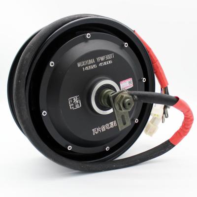 China Waterproof Electric Motorcycle Brushless DC Motor 10 Inch Wheel 1.5kw48-96v Waterproof Wheel Motor High Speed ​​Tile Type DC Motor for sale