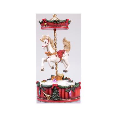 China Professional Europe Manufacturer Resin Carousel Horse Decor Made In China For Crafts for sale