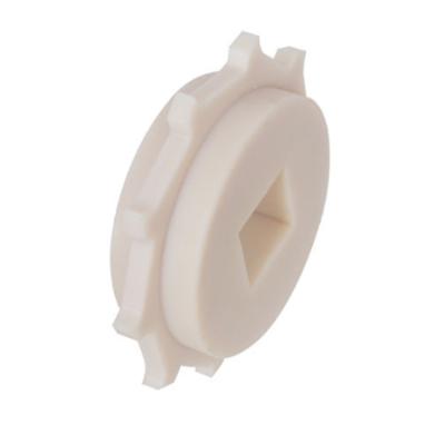 China Wear Resistant VISION Customized Nylon Plastic Sprocket White Plastic Nylon Tooth Gears For Sale for sale