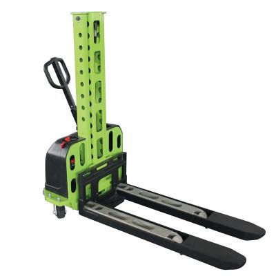 China Building material shops VISION self loading electric pallet truck stacker 500kg for sale for sale