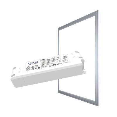 China 60X60cm 595X595 600X600mm Modern Flicker 36W 40W 48W 60w Dimmable Flat Free LED Panel Light Manufacturer With GST18 Connector Socket for sale