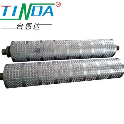 China Custom Aluminum and Stainless Steel Industrial Metal Embossing Roller for Paper Manufacture for sale