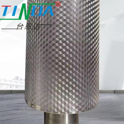 China Customized Metal Cylindrical Industrial Roller for Precision Embossing for sale