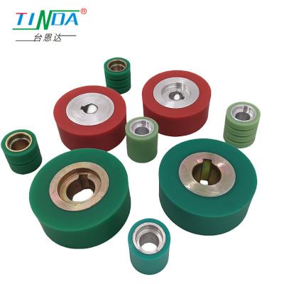 China 350 Celcius Temperature Resistance Flexible Cylindrical Rubber Press Rollers For Various Applications for sale