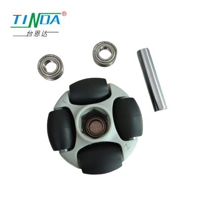 China Versatile High Load Ball Bearing AGV Rotary Wheels for Omni Movement for sale