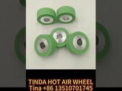 Hot Sale In Vietnam High Heat-Resistant 350 Celsius Silicone Wheels For Hot Air Seam Sealing Machine