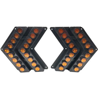 China PC OEM 13inch Direction Signal Strobe Traffic Lights Light Arrow Board for sale