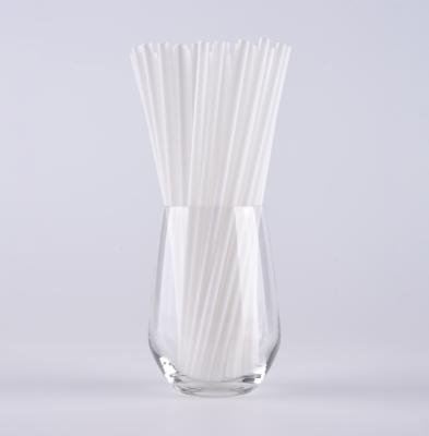 China Custom White Disposable Disposable Food Grade Eco Clear Juice Milk Drinking Plastic Straw for sale