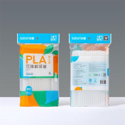 China Wholesale Cheap Compostable Biodegradable Disposable Eco Drinking Natural Pla Straw for sale