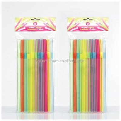 China Disposable Eco Friendly Hot Selling Jumber Large Colorful PP Drinking Plastic Straw for sale