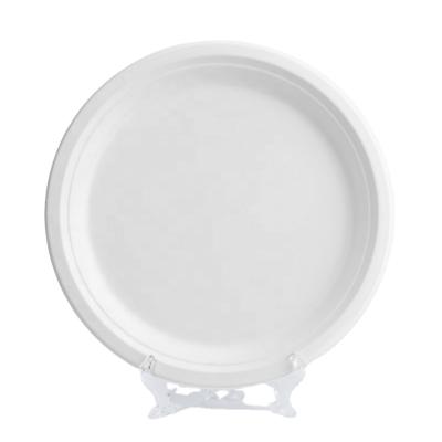 China Disposable Bagasse Stored Biodegradable Compostable Round Plates for sale