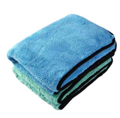 China Sustainable Supplier 50x70cm Chinese AQUA 1200gsm LUXURY Car Drying Towel for sale