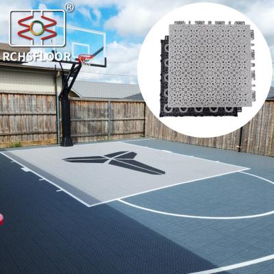 China 1.8cm waterdicht Multi Sport Interlocking tegels Sports Court oppervlakte tegels Te koop