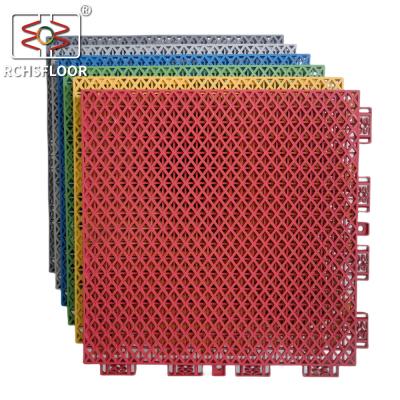 China 1000 stuks vergrendelde PP-tegels voor badmintonbaan Te koop