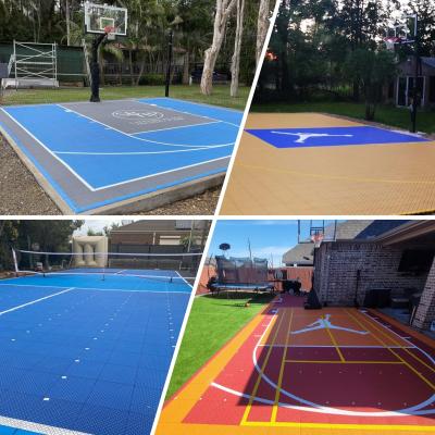 China Outdoor Athletic Flooring with 32% Shock Absorption and Customization Provided for sale