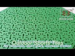 Outdoor Interlocking Pickleball Tennis Badminton Court Floor Tiles Mat Sports Flooring