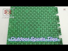 Pvc Pp Outdoor Sport Pickleball Basketball Court Floor Tiles Modular Interlocking