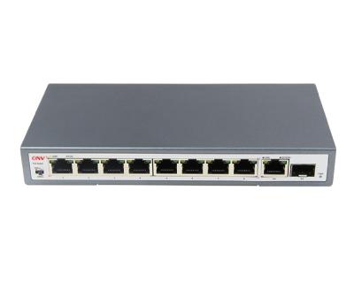 China POE cctv products 8 port unmanaged poe switch 10/100M with desktop gigabit SFP slot fiber switch for sale