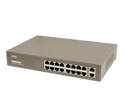 China LACP 16 Gigabit Ethernet Port Network Switch for IPC Camera for sale