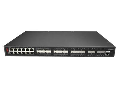 China Hot Selling LACP 4 Port 10G Uplink Managed Ethernet Fiber Switch Core Switch for sale