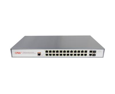 China IP CCTV Camera New Design Ethernet Switch Hub 26 Ports 10100mbps With L2 Management For CCTV Camera for sale