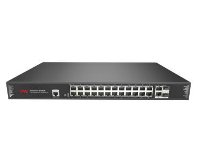 China LACP CCTV System 26 Port Gigabit Online Uplink Managed Ethernet Switch For CCTV for sale