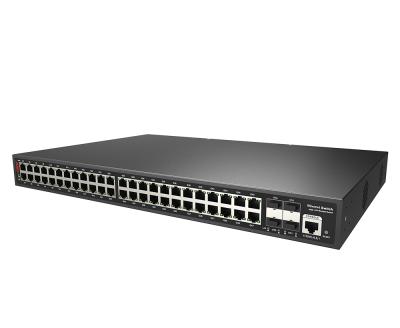 China LACP 52 Port Full Gigabit Managed Ethernet Switch For CCTV for sale